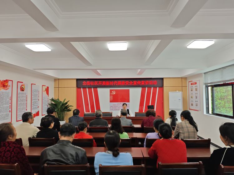 弋阳县北街社区开展“全民国家安全教育日”普法宣传活动