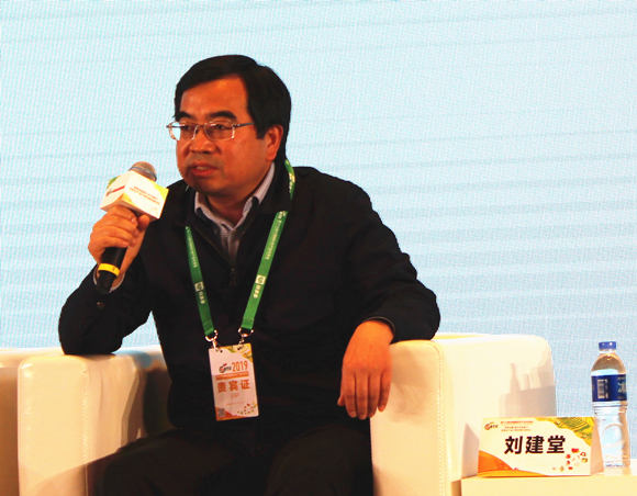 江西省农业农村厅副厅长刘建堂(罗慧敏 摄)