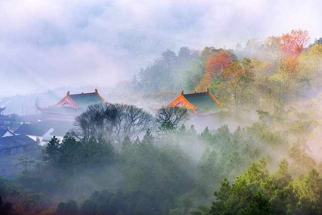 阁皂山和葛仙山图片